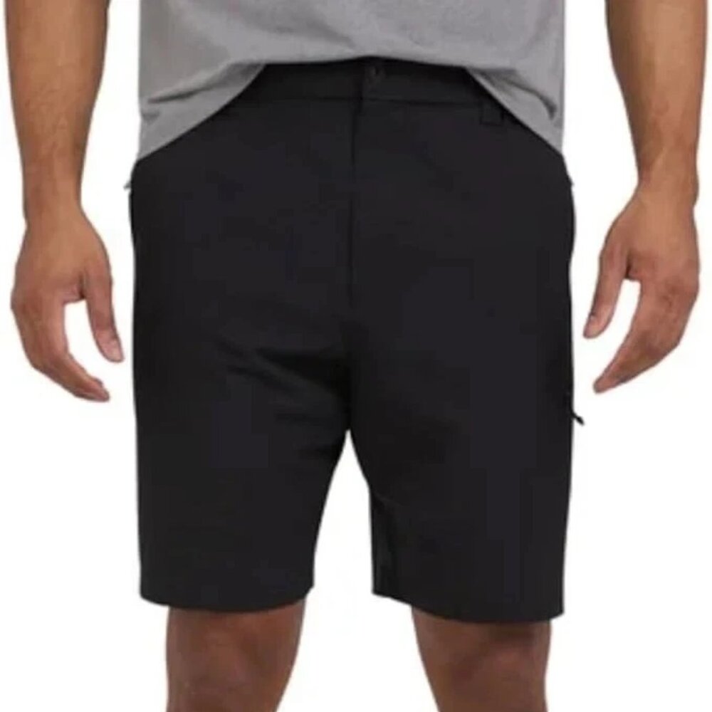 Weatherproof Vintage Men's UPF 50 Stretch Performance Tech Short-Size 38 (BLACK)